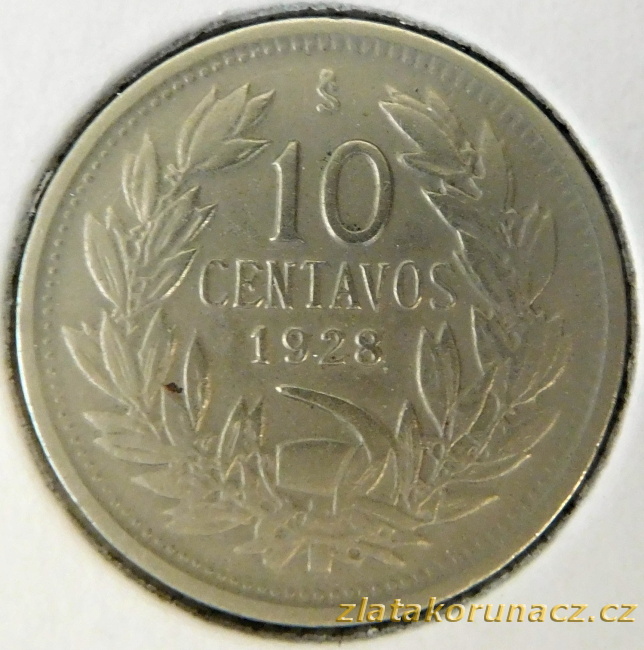 Chile - 10 centavos 1928