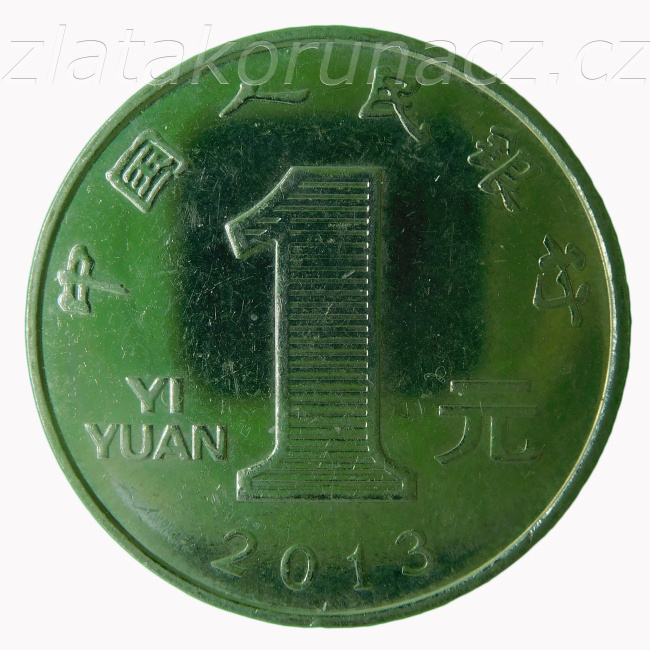 Čína - 1 yuan 2013