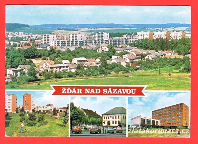 Źďár nad Sázavou-Celkový pohled