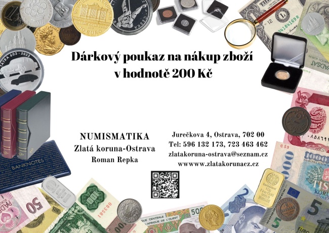 Dárkový poukaz v hodnotě 200Kč