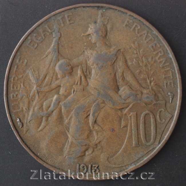 Francie - 10 centimes 1913