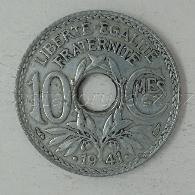 Francie - 10 centimes 1941