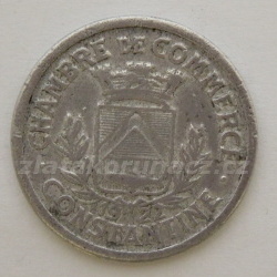 Francie - Constantine 10 centimes 1922 nouzová ražba