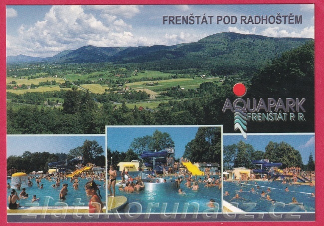 Frenštát pod Radhoštěm - Pohled na hřeben Radhoště, Aquapark