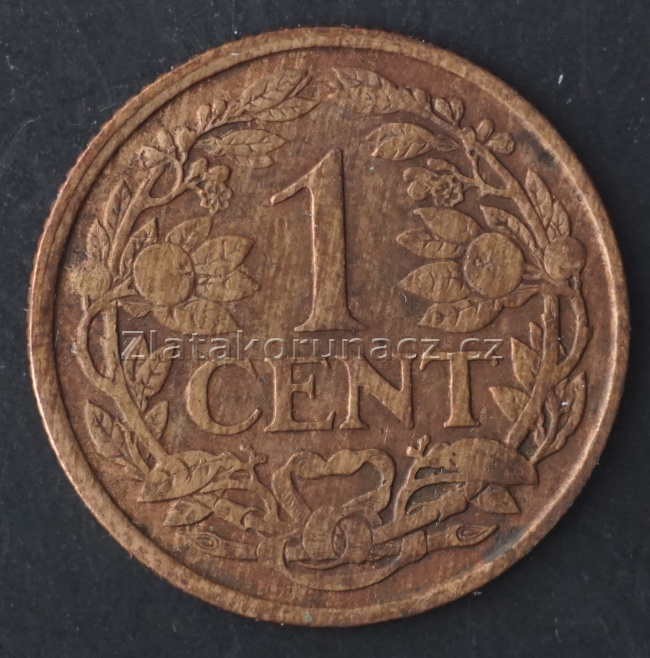 Holandsko - 1 cent 1921