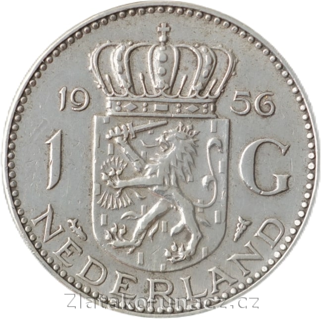 Holandsko - 1 gulden 1956