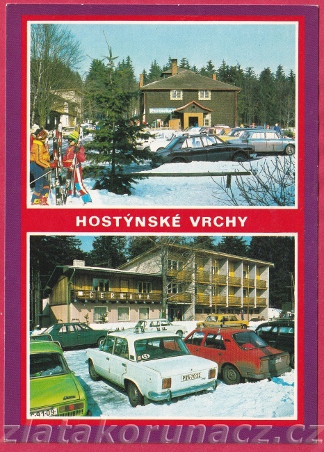 Hostýnské vrchy - Horské chaty Tesák a Ćerňava