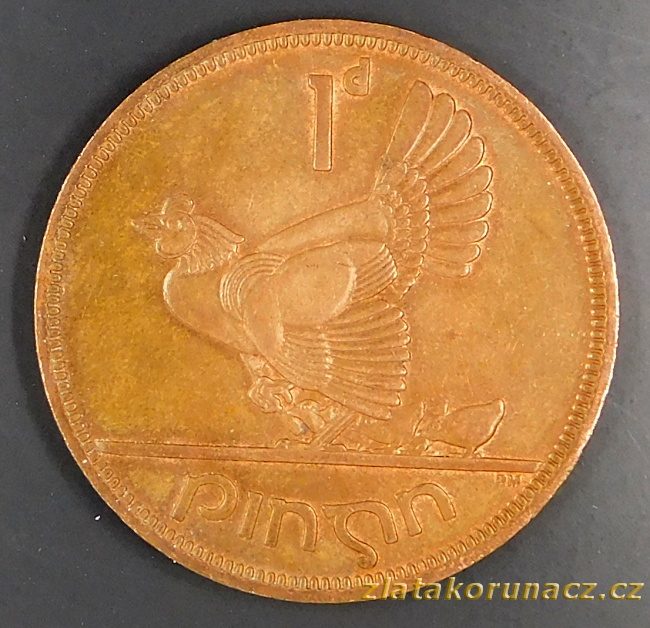 Irsko - 1 penny 1967