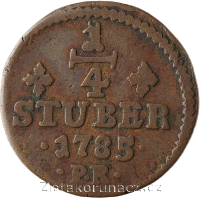 Jülich - Berg - 1/4 stuber 1785 PR