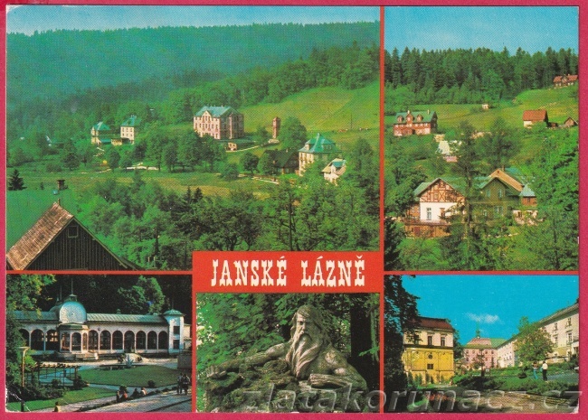 Jánské lázně - pohled se Zotavovny ROH Siréna