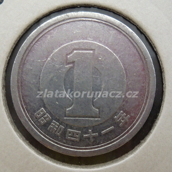 Japonsko - 1 yen 1966 (41)