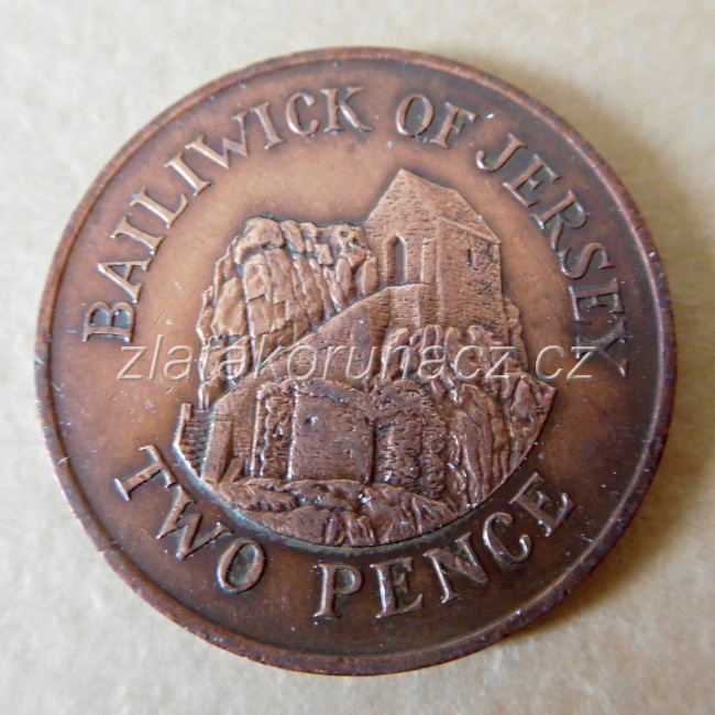 Jersey - 2 pence 1986