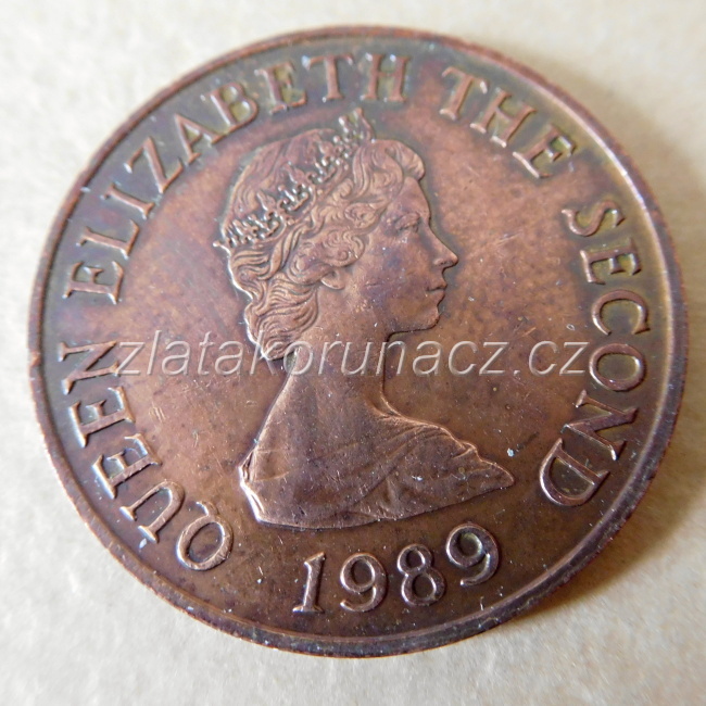 Jersey - 2 pence 1989