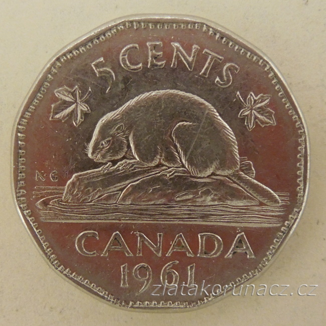 Kanada - 5 cent 1961