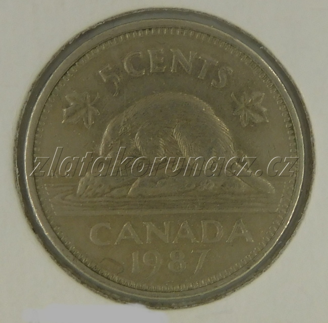 Kanada - 5 cent 1987