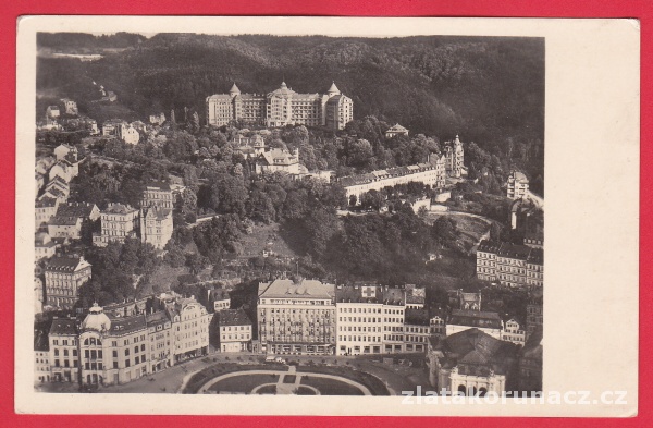 Karlovy Vary - Pohled s jeleního skoku