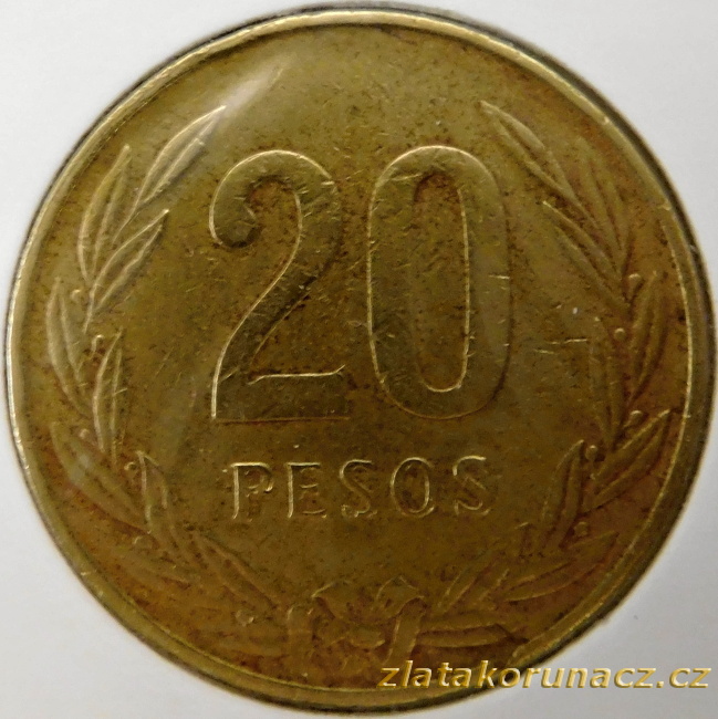 Kolumbie - 20 pesos 1985