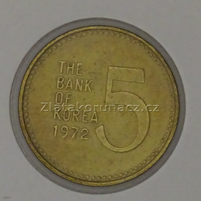 Korea jižní - 5 Won 1972