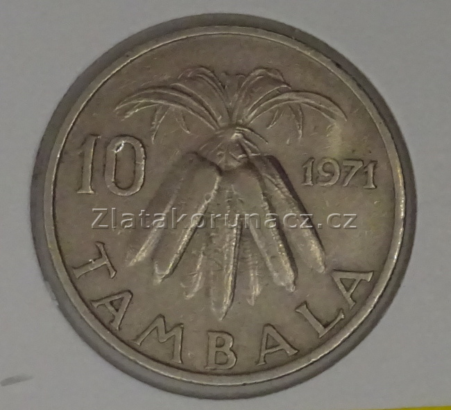  Malawi - 10 tambala 1971