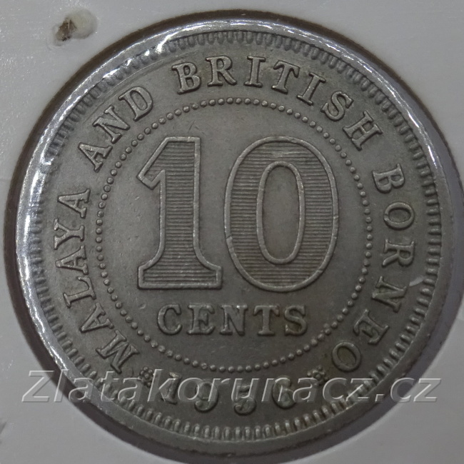 Malaya & Brit. Borneo - 10 cents 1956