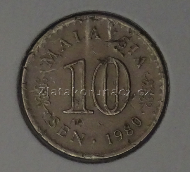 Malaysie - 10 sen 1980