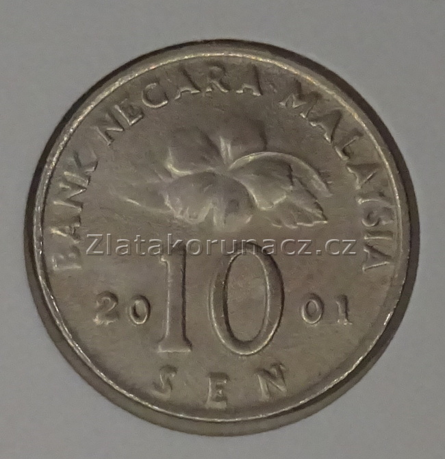 Malaysie - 10 sen 2001