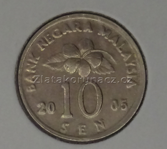 Malaysie - 10 sen 2005