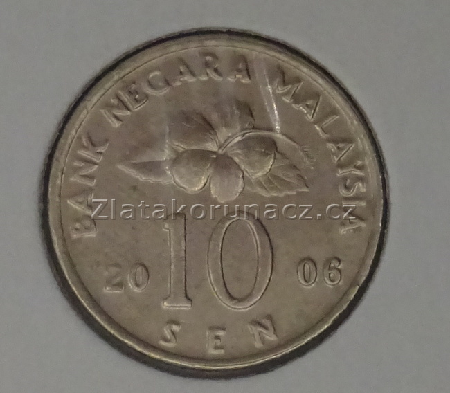 Malaysie - 10 sen 2006