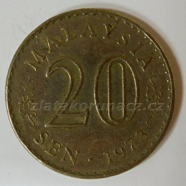 Malaysie - 20 sen 1973