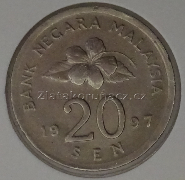 Malaysie - 20 sen 1997