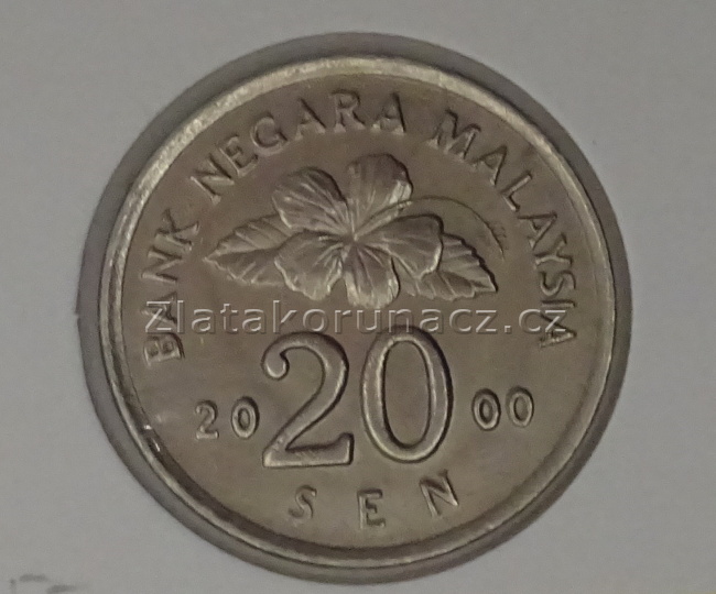 Malaysie - 20 sen 2000