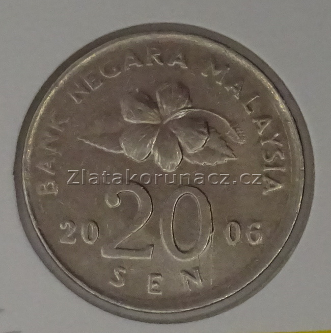 Malaysie - 20 sen 2006