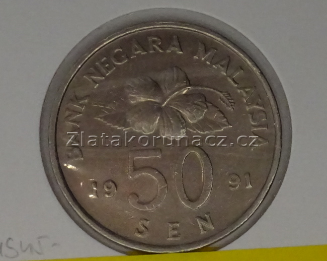 Malaysie - 50 sen 1991