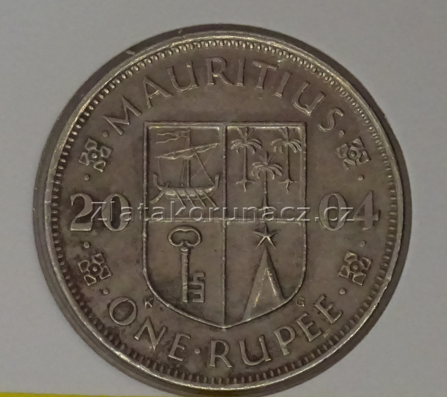 Mauritius - 1 rupee 2004