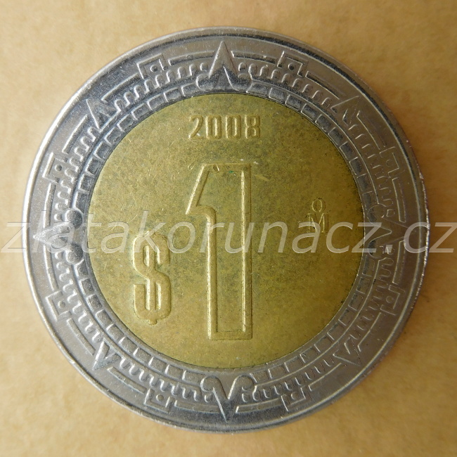 Mexiko - 1 peso 2008