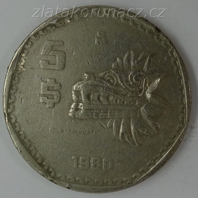 Mexiko - 5 pesos 1980