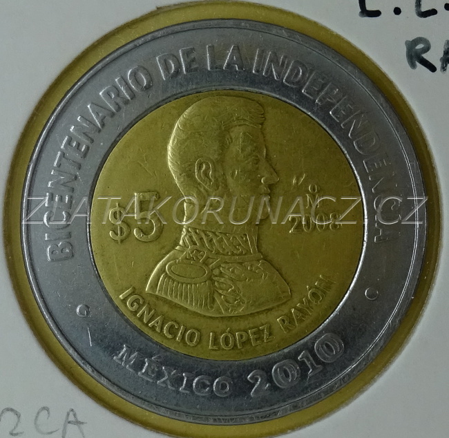 Mexiko - 5 pesos 2008 I. L. Rayón