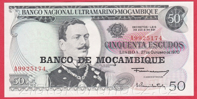 Mosambique - 50 Escudos 1970