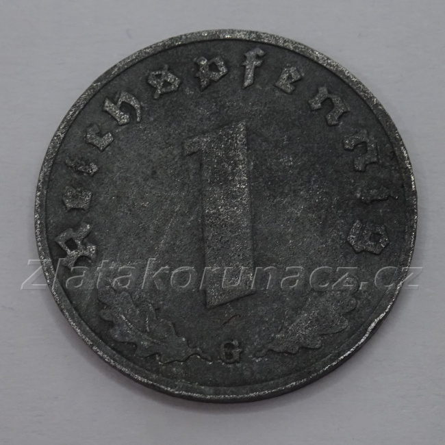 Německo - 1 Reichspfennig 1942 G