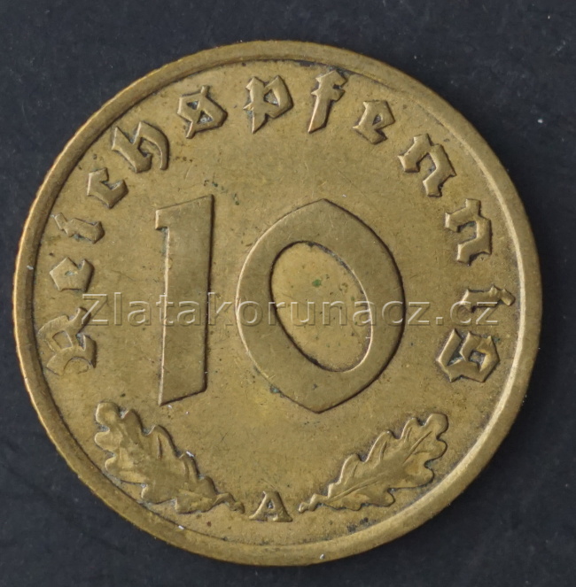 Německo - 10 Reichspfennig 1936 A