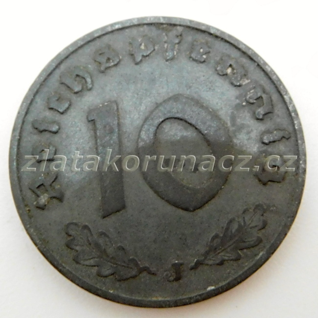 Německo - 10 Reichspfennig 1940 J