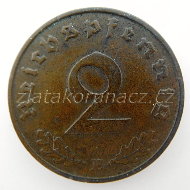 Německo - 2 Reichspfennig 1940 E