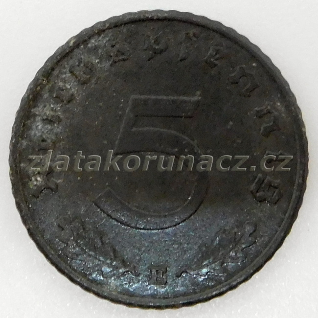 Něměcko - 5 Reichspefennig 1944 E