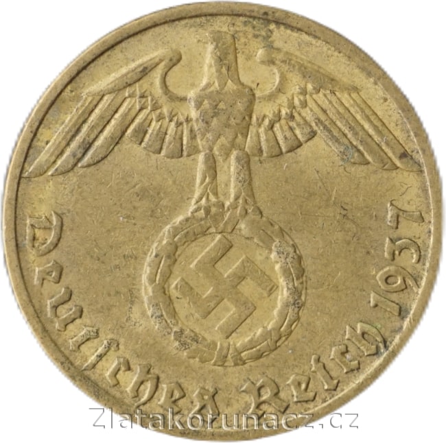 Německo - 5 Reichspfennig 1937 F