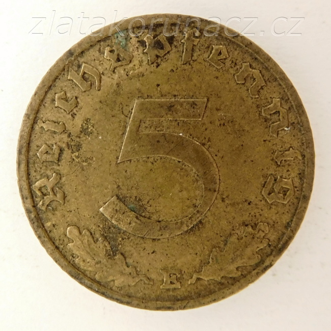 Německo - 5 Reichspfennig 1939 E