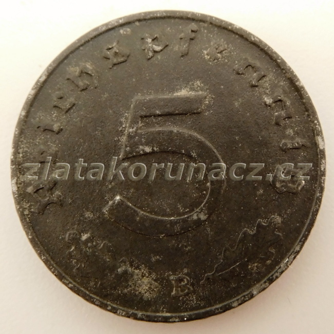 Německo - 5 Reichspfennig 1940 B