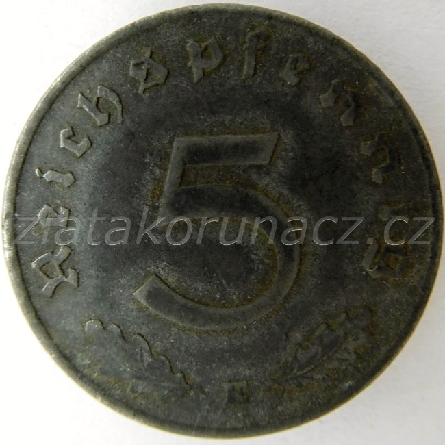 Německo - 5 Reichspfennig 1943 E