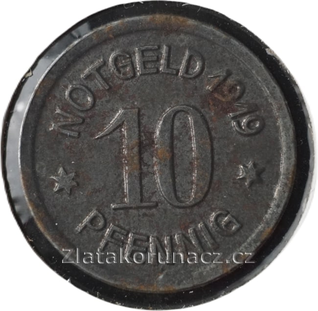 Německo - Ratiboř - 10 pfennig 1919