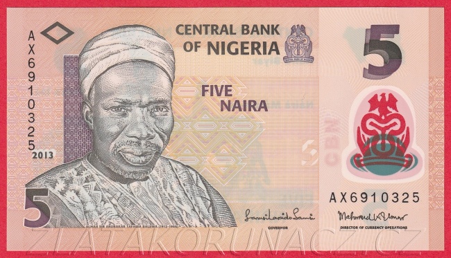 Nigérie - 5 Naira 2013