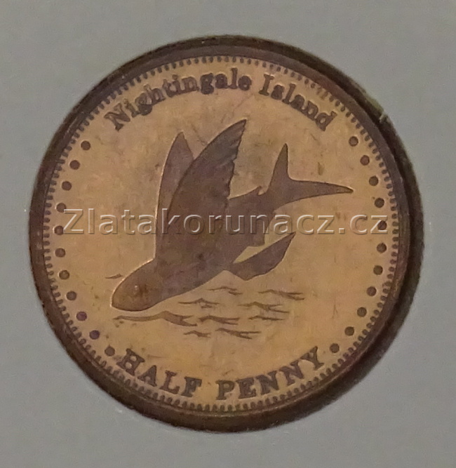 Tristan da Cunha - 1/2 penny 2011